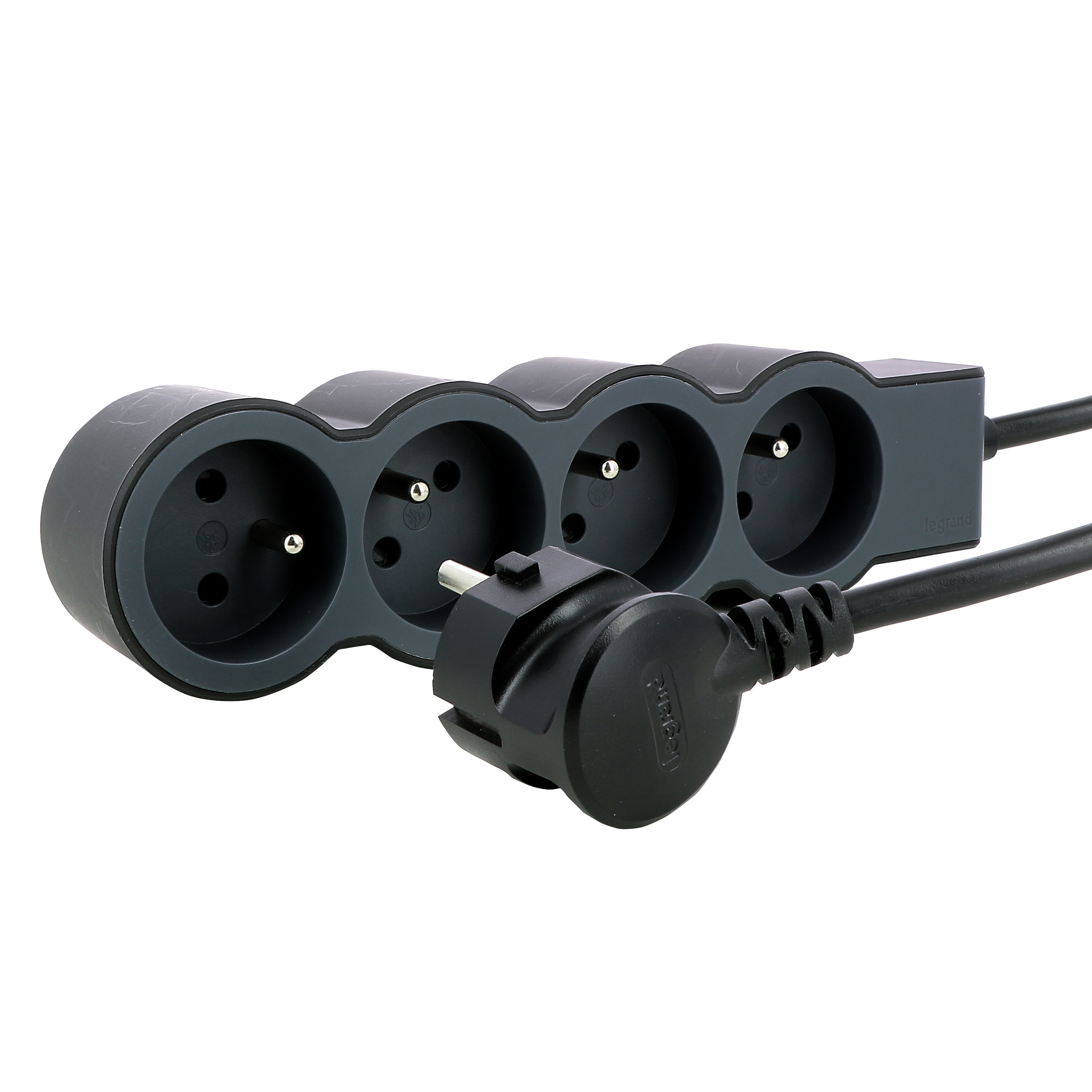 Rallonge Multiprise Extra plate quip e De 4 Prises 2P T 16A 3680W Avec 